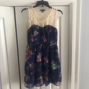 Beautiful lace and floral dress